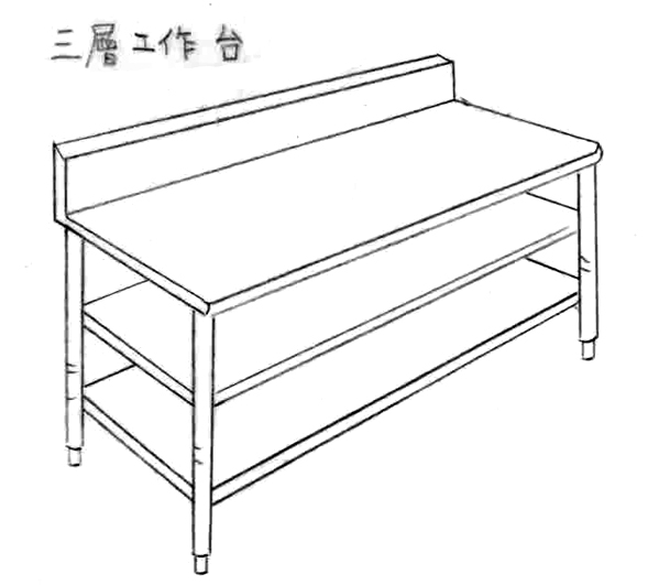 三層工作台